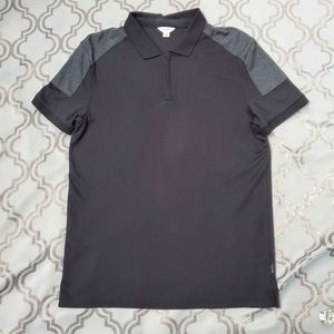 Nwot Calvin klein Polo T shirt slim fit size M Black and gray…